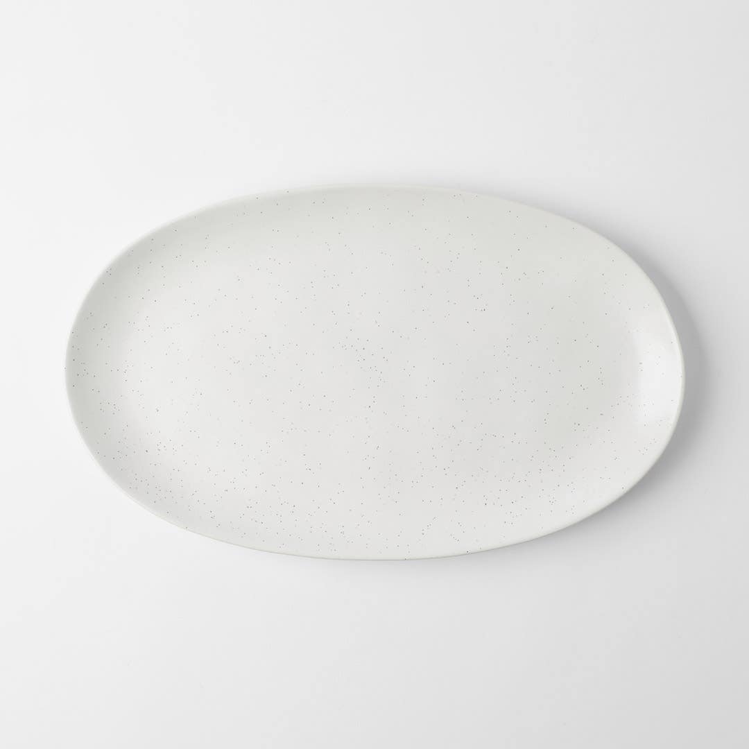 Neva Oval Platter - Cream