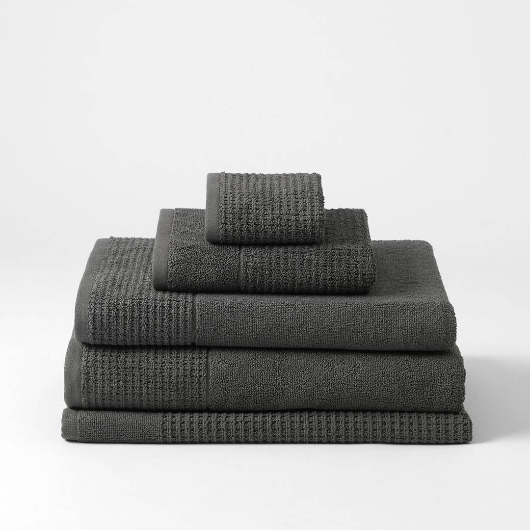 Wythe Towel - Charcoal