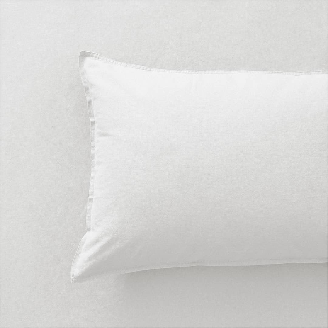 Olsen Linen/Cotton Quilt Cover - White