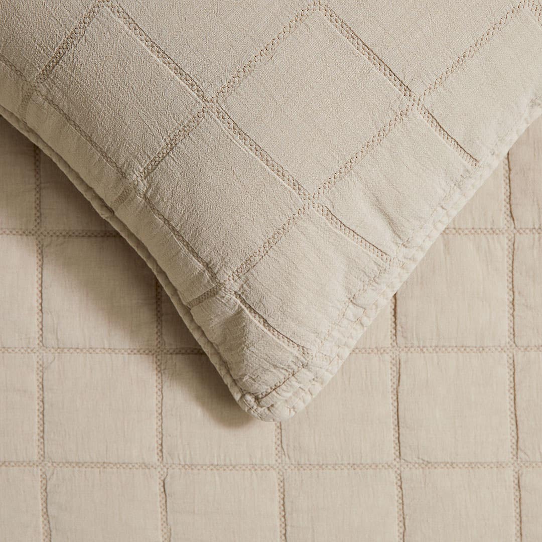 Reid Coverlet - Oatmeal