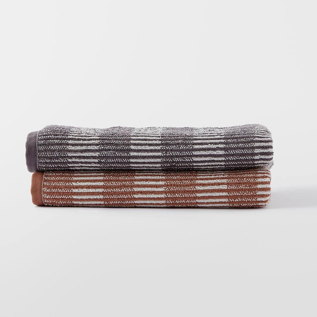 Adana Towel - Dusty Clay/Ivory