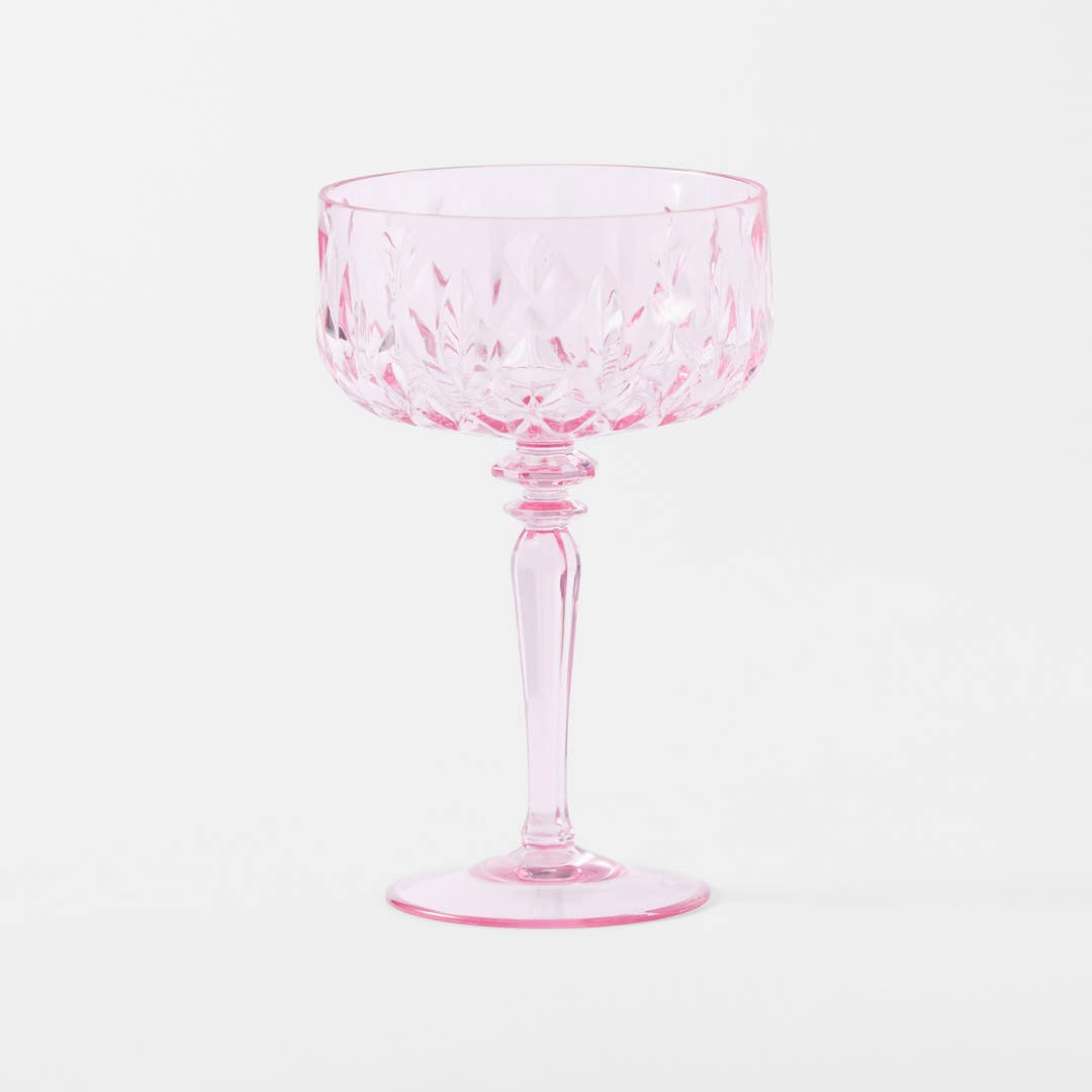 Crystal Look Outdoor Acrylic Drinkware - Pink