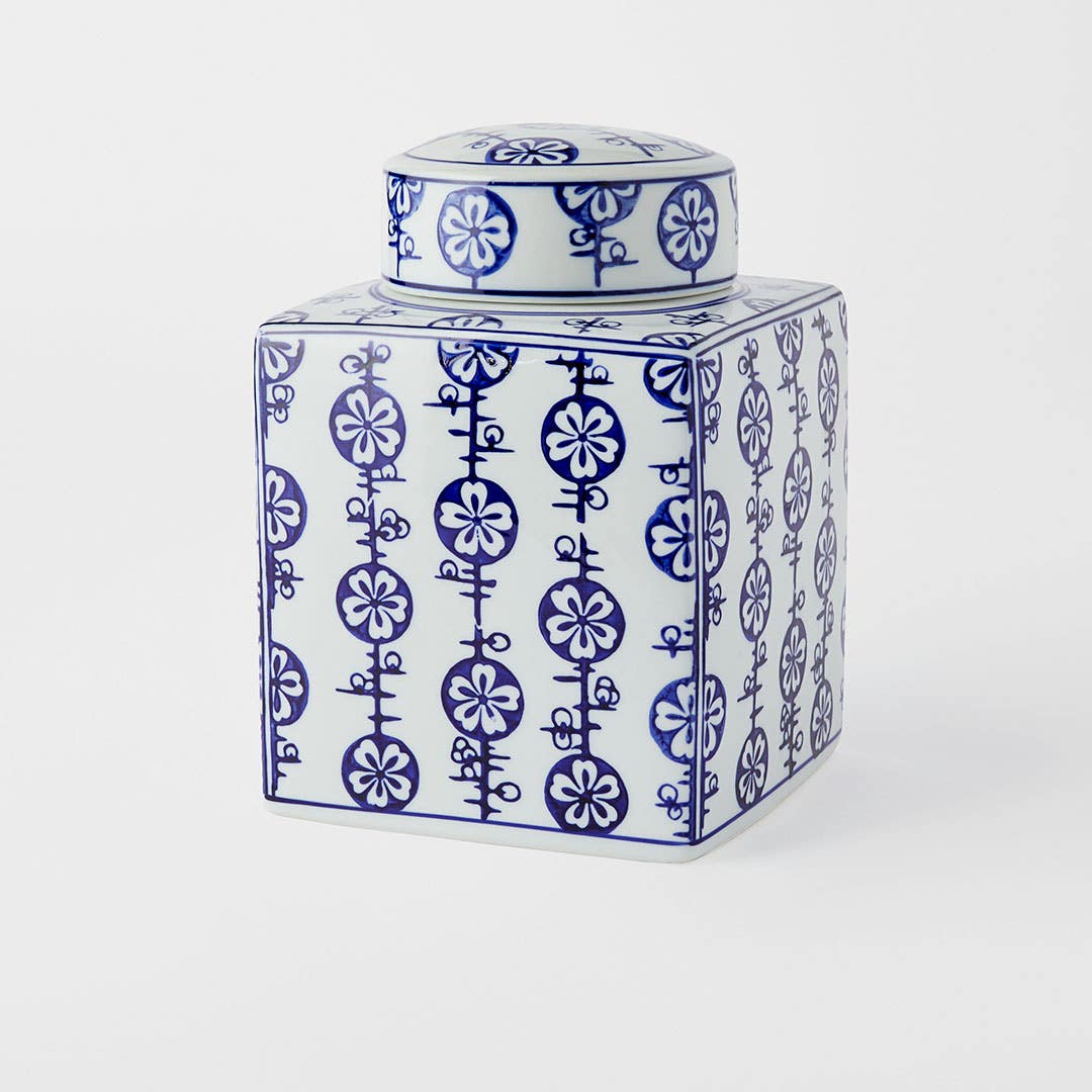 Blue Ginger Jar Square