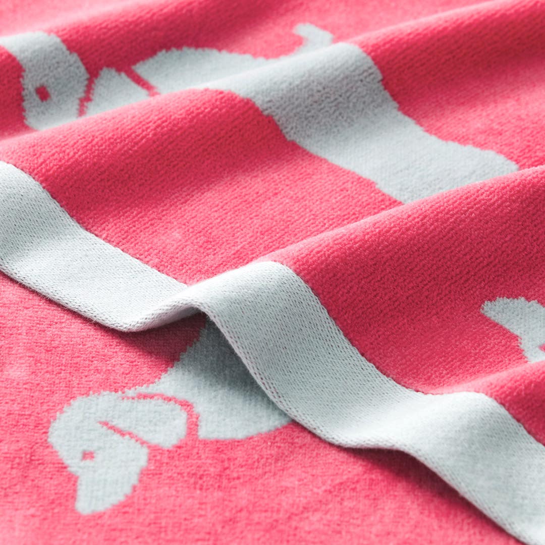 Bailey Beach Towel - Pink Mint