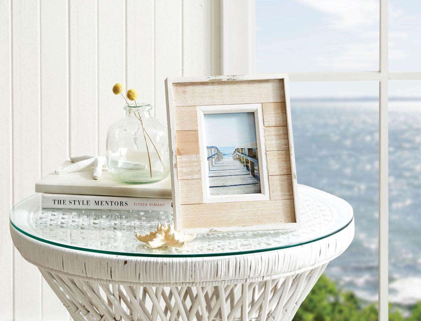 Washlook Horizontal 4x6 Frame - Natural White