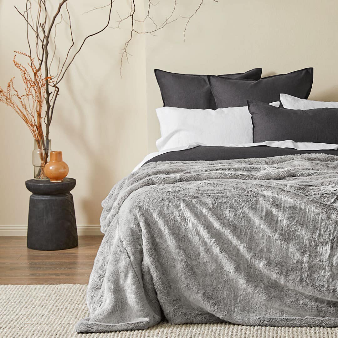 Arctic Faux Fur Coverlet