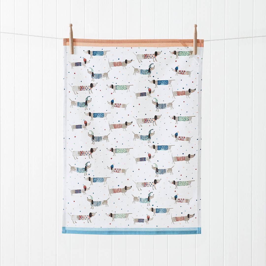 Dash Printed Tea Towel