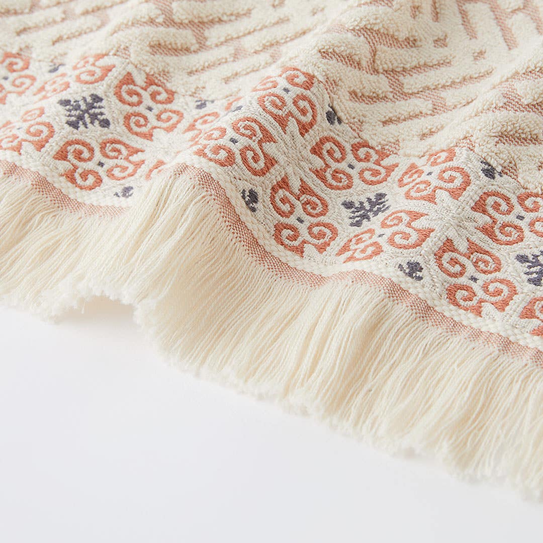 Pia Towel - Oat/Clay