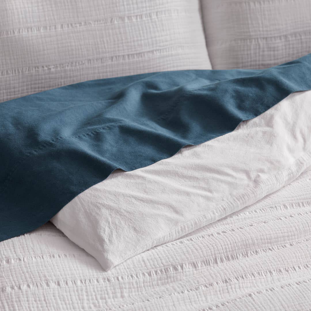 Ramsay Quilt Cover - White