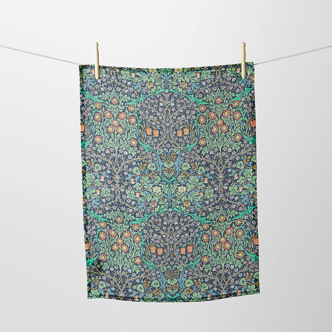 Blackthorn Linen Tea Towel