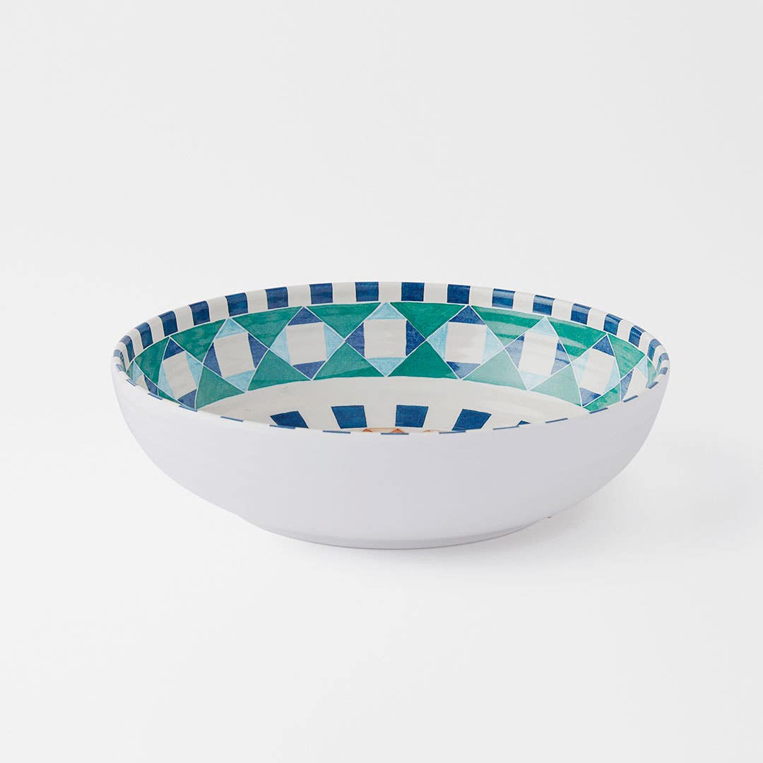 Kasbah Melamine Low Bowl