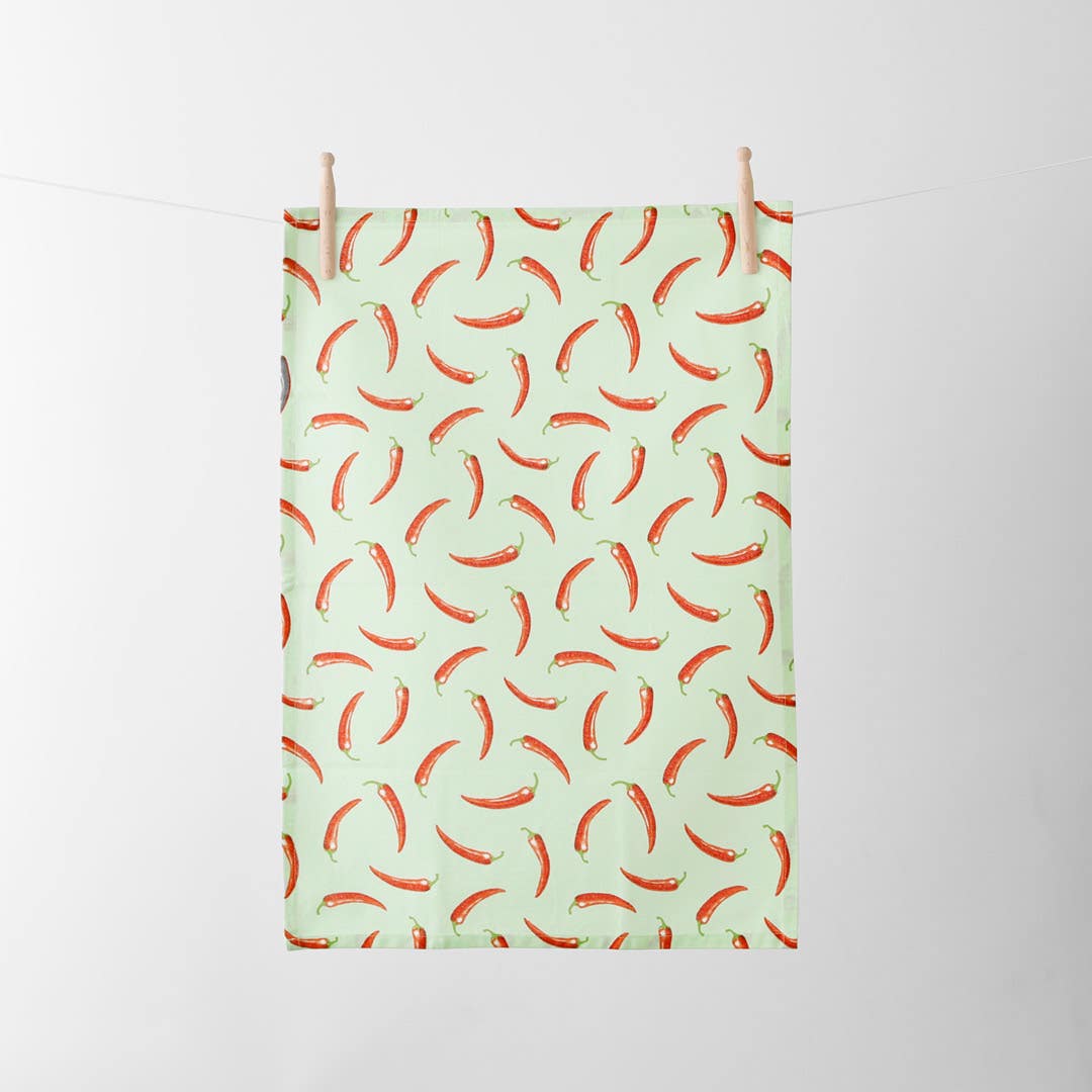 Chilies Tea Towel