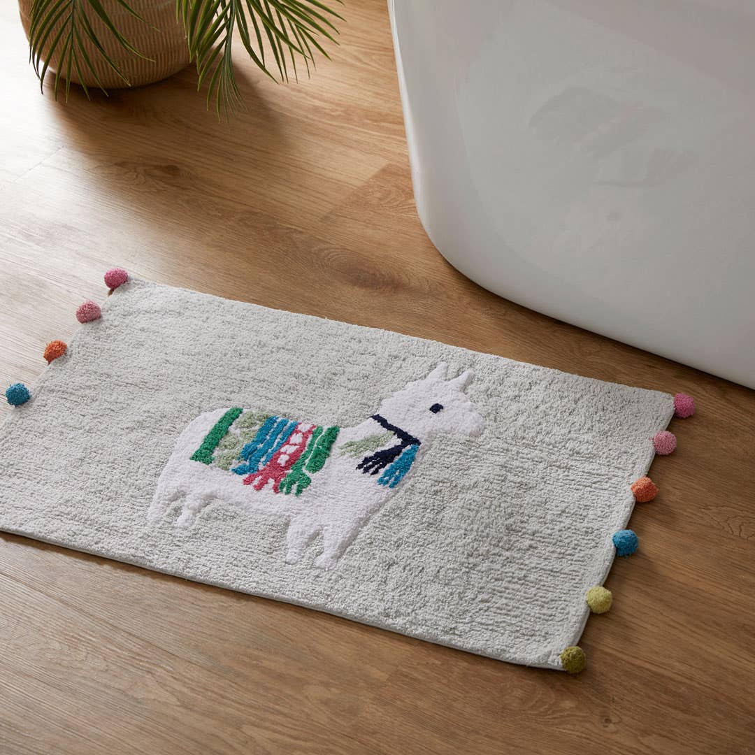 Leroy Llama Bath Mat